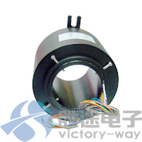 通孔型滑環 系列化孔徑，適合工業自動化裝置、電纜卷筒等